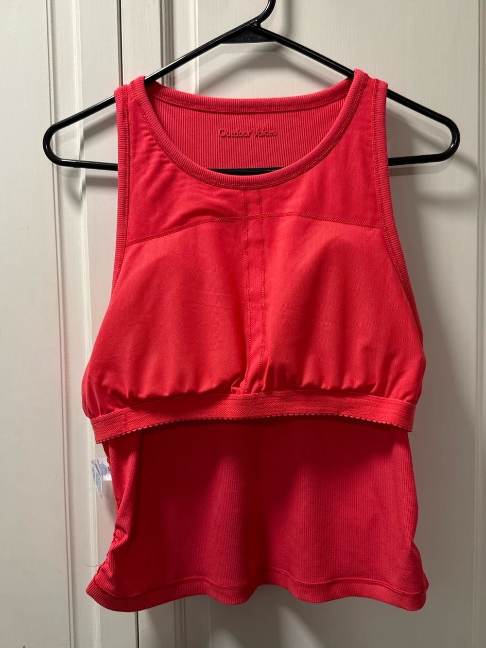 Outdoor Voices Rib Knit Tank Petunia Pink NWT Size XL - Picture 7 of 10